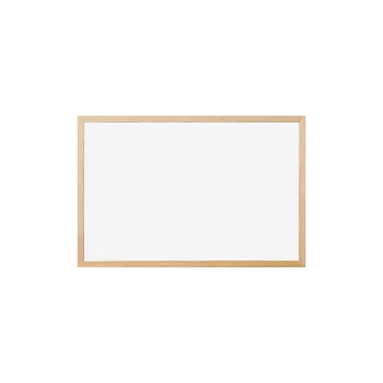 METRON ΠΙΝΑΚΑΣ ΠΛΑΙΣΙΟ ΞΥΛΙΝΟ 40x60cm ΛΕΥΚΟΣ