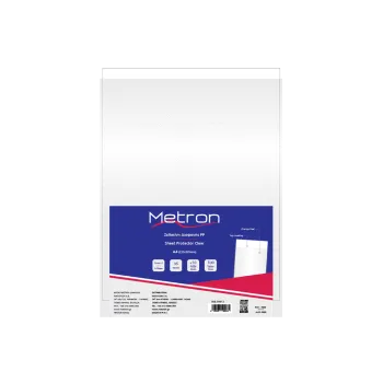 METRON ΖΕΛΑΤΙΝΗ Π 35 micron Α4 100 ΤΕΜΑΧΙΑ (Το προιόν πωλείται σε μεμονωμένα τεμάχια του ενός)