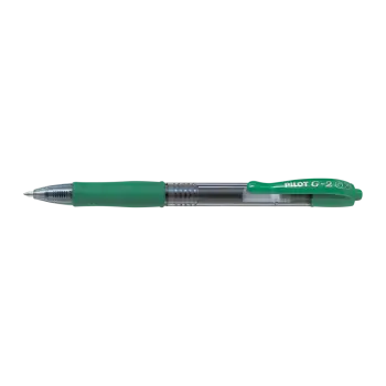 PILOT ΣΤΥΛΟ G-2+ (PLUS) 0.7mm ΠΡΑΣΙΝΟ BEGREEN 12 ΤΕΜΑΧΙΑ (Το προιόν πωλείται σε μεμονωμένα τεμάχια του ενός)