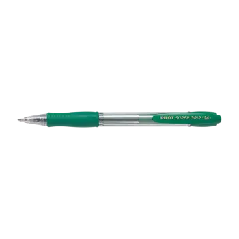 PILOT ΣΤΥΛΟ SUPER GRIP 1.0mm MEDIUM ΠΡΑΣΙΝΟ  (Το προιόν πωλείται σε μεμονωμένα τεμάχια του ενός)