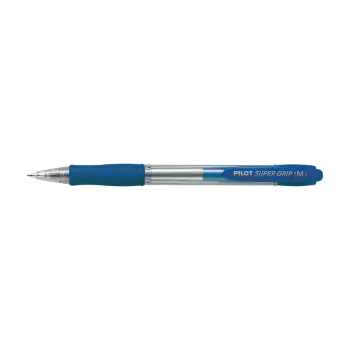 PILOT ΣΤΥΛΟ SUPER GRIP 1.0mm MEDIUM ΜΠΛΕ 12 ΤΕΜΑΧΙΑ (Το προιόν πωλείται σε μεμονωμένα τεμάχια του ενός)