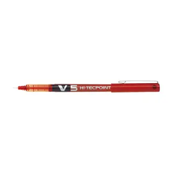 PILOT ΣΤΥΛΟ ΥΓΡΗΣ ΜΕΛΑΝΗΣ V5 HI-TECPOINT 0.5mm ΚΟΚΚΙΝΟ 12 ΤΕΜΑΧΙΑ (Το προιόν πωλείται σε μεμονωμένα τεμάχια του ενός)