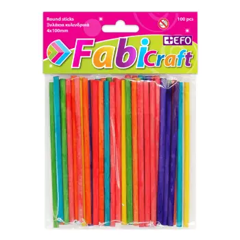 ΞΥΛΑΚΙΑ ΚΥΛΙΝΔΡΙΚΑ FABI 4X100MM 100 ΤΜΧ. ΧΡΩΜΑΤΙΣΤΑ