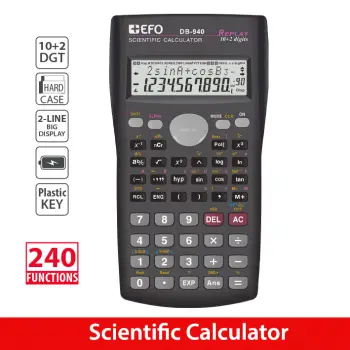 Επιστημονική Αριθμομηχανή +Efo DB-940 240 συναρτήσεις 12 ψηφία 9x16cm