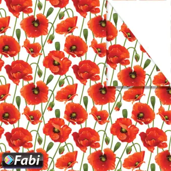 Χαρτόνι Fabi 50x70εκ Παπαρούνες 1455036