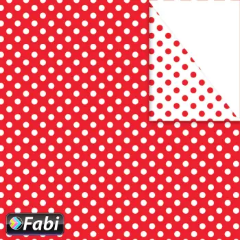 ΧΑΡΤΟΝΙ FABI 50Χ70 ΠΟΥΑ ΚΟΚΚΙΝΟ