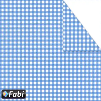 Χαρτόνι Fabi 50x70εκ Καρό Μπλε