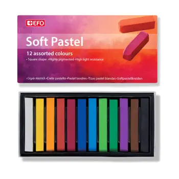 Ξηρό Παστέλ +EFO 12 χρώματα