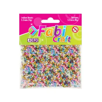 Χάντρες FABI 3.5mm 20gr Πολύχρωμες