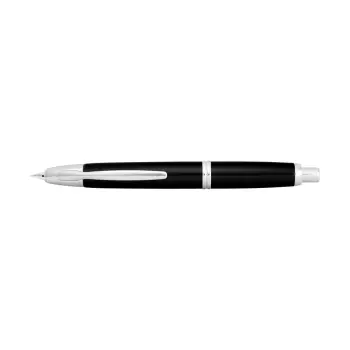 PILOT FINE WRITING ΠΕΝΑ 18Κ. CAPLESS RHODIUM TRIMS FINE ΜΑΥΡΗ