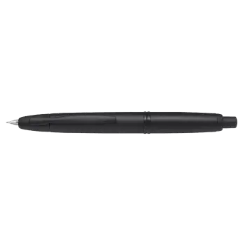 PILOT FINE WRITING ΠΕΝΑ 18Κ. CAPLESS BLACK TRIMS MAT RHODIUM BROAD ΜΑΥΡΗ