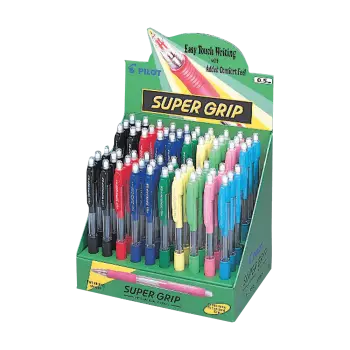 PILOT ΒΙΤΡΙΝΑ ΜΟΛΥΒΙ ΜΗΧΑΝΙΚΟ SUPER GRIP 0.5mm 60 ΤΕΜΑΧΙΑ (Το προιόν πωλείται σε μεμονωμένα τεμάχια του ενός)