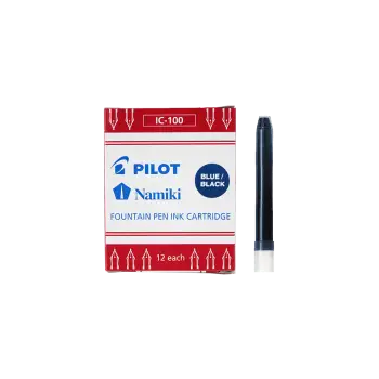 PILOT FINE WRITING ΜΕΛΑΝΙ ΑΜΠΟΥΛΑ BLUE-BLACK ΣΕΤ 12 ΤΕΜΑΧΙΑ