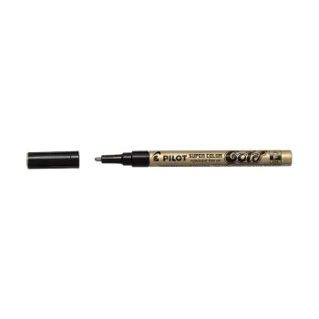 PILOT ΜΑΡΚΑΔΟΡΟΣ SUPER COLOR 3.0mm FINE ΧΡΥΣΟ 12 ΤΕΜΑΧΙΑ (Το προιόν πωλείται σε μεμονωμένα τεμάχια του ενός)