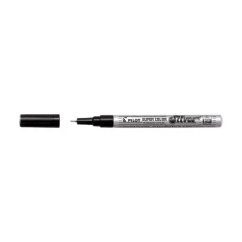PILOT ΜΑΡΚΑΔΟΡΟΣ SUPER COLOR 1.0mm EXTRA FINE ΑΣΗΜΙ 12 ΤΕΜΑΧΙΑ (Το προιόν πωλείται σε μεμονωμένα τεμάχια του ενός)