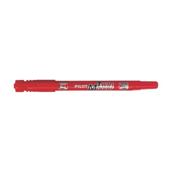 PILOT ΜΑΡΚΑΔΟΡΟΣ ΑΝΕΞΙΤΗΛΟΣ TWIN MARKER FINE ΚΟΚΚΙΝΟ 10 ΤΕΜΑΧΙΑ (Το προιόν πωλείται σε μεμονωμένα τεμάχια του ενός)
