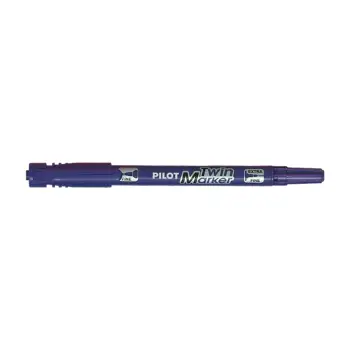 PILOT ΜΑΡΚΑΔΟΡΟΣ ΑΝΕΞΙΤΗΛΟΣ TWIN MARKER ΜΩΒ 12 ΤΕΜΑΧΙΑ (Το προιόν πωλείται σε μεμονωμένα τεμάχια του ενός)