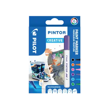 PILOT ΜΑΡΚΑΔΟΡΟΙ PINTOR FINE FUN ΣΕΤ 6 ΤΕΜΑΧΙΑ