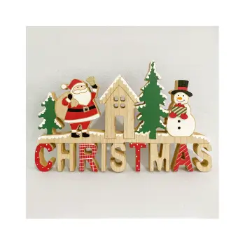 ΞΥΛΙΝΟ CHRISTMAS ΑΪ ΒΑΣΙΛΗΣ 28X17CM