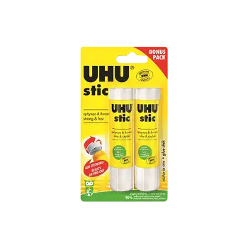 UHU ΚΟΛΛΑ STIC 21gr 2 ΤΕΜΑΧΙΑ