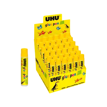 UHU ΒΙΤΡΙΝΑ ΓΕΜΑΤΗ ΣΤΥΛΟΚΟΛΛΑ GLUE PEN 50ml 36 ΤΕΜΑΧΙΑ (Το προιόν πωλείται σε μεμονωμένα τεμάχια του ενός)