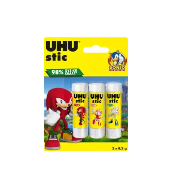 UHU ΚΟΛΛΑ STIC SONIC BLISTER 3 ΤΕΜΑΧΙΑ 8.2gr