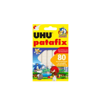 UHU TACK PATAFIX SONIC BLISTER 80 ΤΕΜΑΧΙΑ 10x10mm ΛΕΥΚΟ 12 ΤΕΜΑΧΙΑ (Το προιόν πωλείται σε μεμονωμένα τεμάχια του ενός)