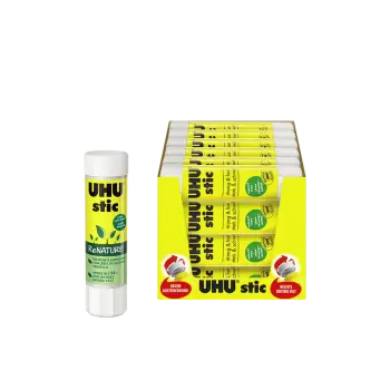 UHU ΒΙΤΡΙΝΑ ΓΕΜΑΤΗ ΚΟΛΛΑ STIC 8,2gr RENATURE 24 ΤΕΜΑΧΙΑ (Το προιόν πωλείται σε μεμονωμένα τεμάχια του ενός)