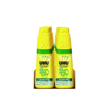 UHU ΚΟΛΛΑ ΡΕΥΣΤΗ 35ml TWIST & GLUE RENATURE 12 ΤΕΜΑΧΙΑ (Το προιόν πωλείται σε μεμονωμένα τεμάχια του ενός)