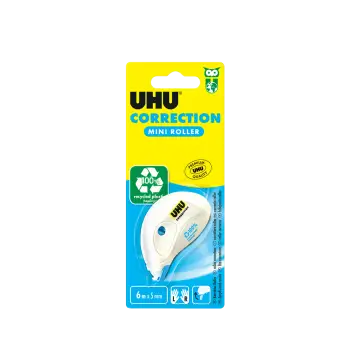 UHU ΤΑΙΝΙΑ ΔΙΟΡΘΩΤΙΚΗ BLISTER MINI 5mmx6m