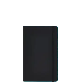 ΣΗΜΕΙΩΜΑΤΑΡΙΟ IVORY ΡΙΓΕ 13x21cm Black Laser Ανοιχτό Μπλε