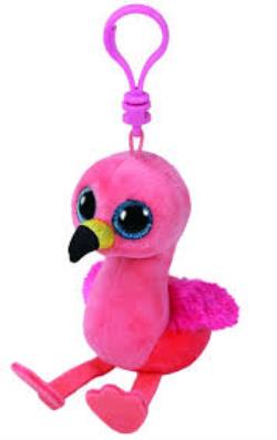 TY BEANIE BOOS ΛΟΥΤΡΙΝΟ ΜΠΡΕΛΟΚ: ΧΝΟΥΔΩΤΟ ΦΛΑΜΙΝΓΚΟ 8,5ΕΚ.