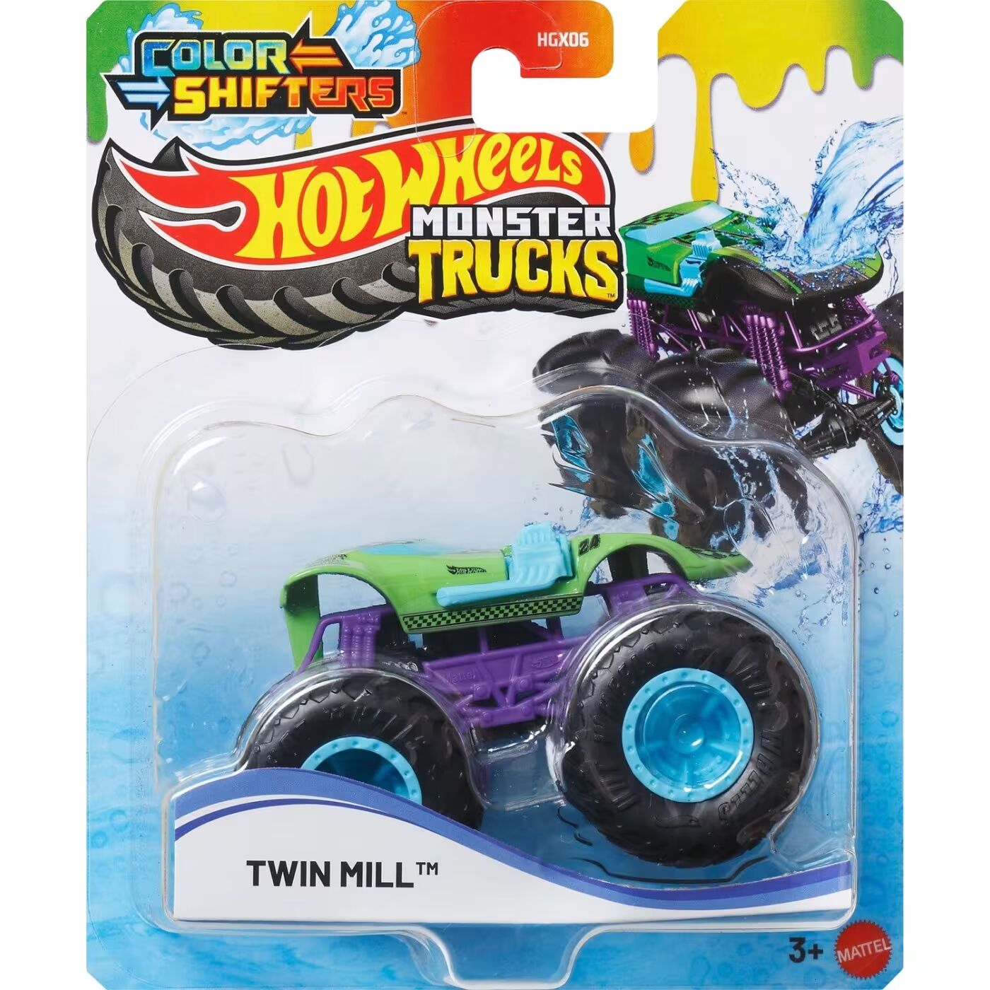 HOT WHEELS - ΧΡΩΜΟΚΕΡΑΥΝΟΙ Monster Trucks Twin Mill- JDV94