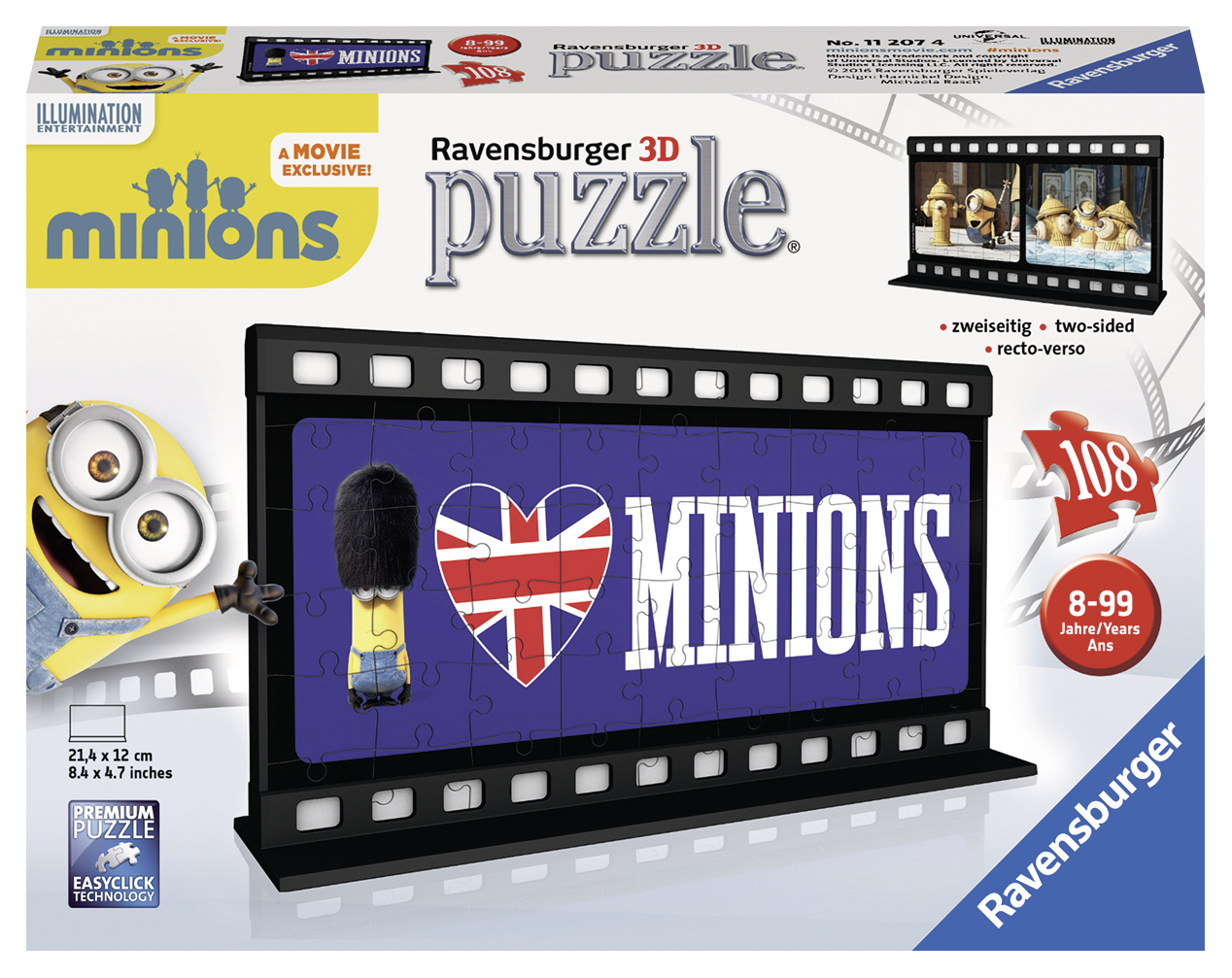 3D PUZZLES: ΤΑΙΝΙΑ MINIONS (108 ΤΕΜ) ΛΟΝΔΙΝΟ - 11207 3D PUZZLES: ΤΑΙΝΙΑ MINIONS (108 ΤΕΜ) ΛΟΝΔΙΝΟ - 11207