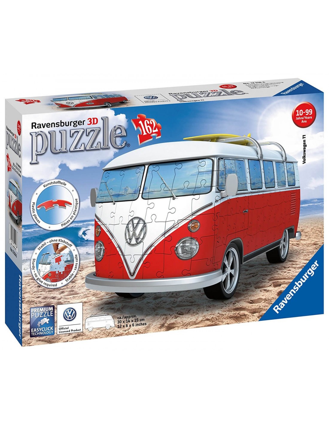 3D PUZZLES: VW BUS T1- (162ΤΕΜ) - 12516 3D PUZZLES: VW BUS T1- (162ΤΕΜ) - 12516