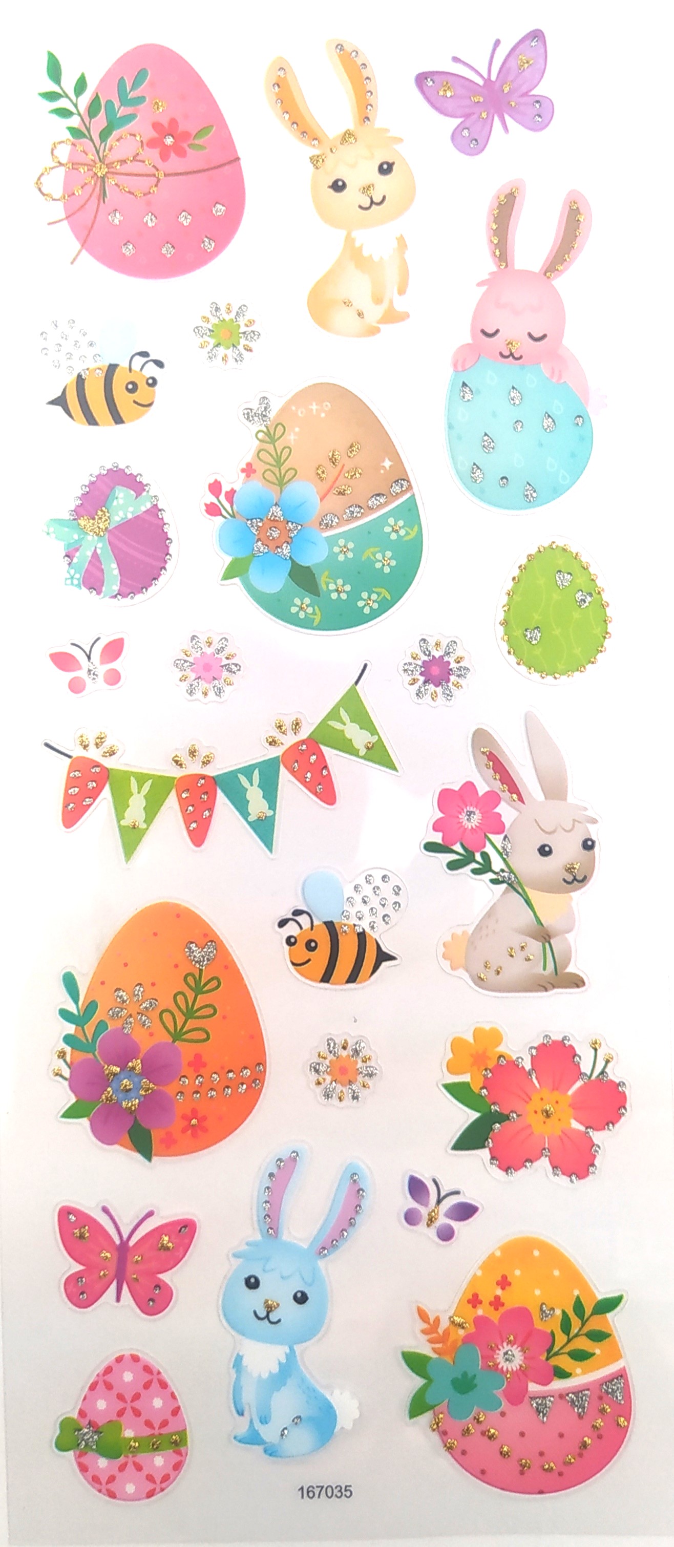 EASTER LUXURY STICKERS ΣΕΤ 10 ΤΕΜΑΧΙΩΝ