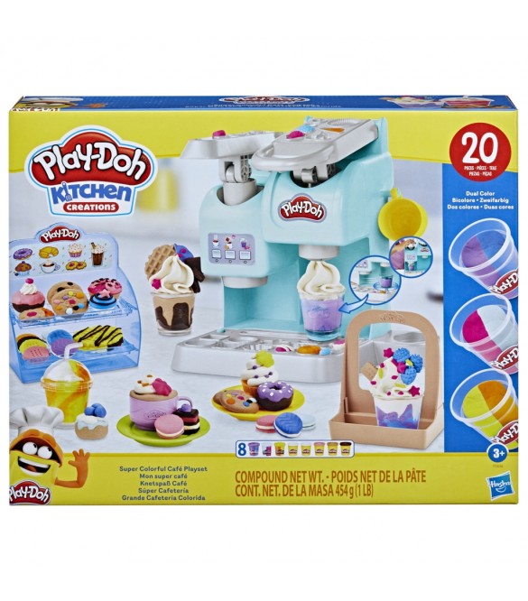 PLAY-DOH SUPER COLORFUL CAFE PLAYSET - F5836