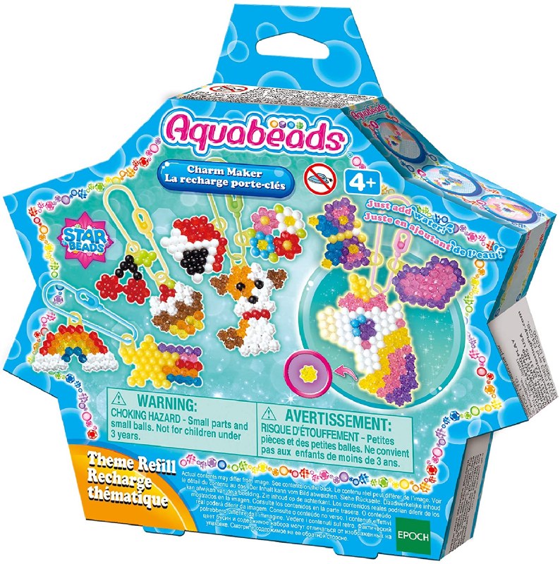 AQUABEADS CHARM MAKER - ΣΥΜΠΛΗΡΩΜΑΤΙΚΑ ΣΕΤ ΜΕ ΧΑΝΤΡΕΣ