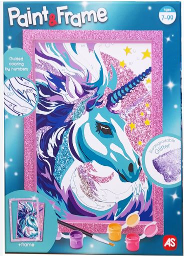 PAINT & FRAME: FAIRYTALE UNICORN