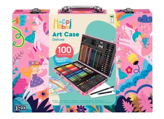HAPPIHOBBI ΚΑΣΕΤΙΝΑ ΖΩΓΡΑΦΙΚΗΣ DELUXE 100 ΑΞΕΣΟΥΑΡ ΦΑΝΤΑΣΙΑ ΜΟΝΟΚΕΡΟΙ