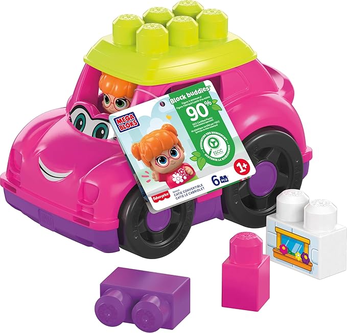 FISHER-PRICE - MEGA BLOKS ΟΧΗΜΑΤΑ: CATIE CONVERTIBLE VEHICLE - GXX10