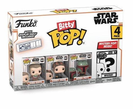 Funko Bitty Pop! 4-Pack Star Wars: The Mandalorian - Cobb Vanth Vinyl Figures