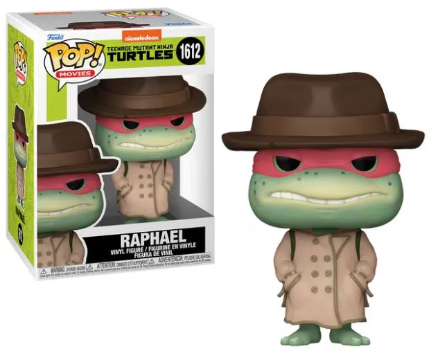 Funko Pop! Movies: Teenage Mutant Ninja Turtles - Raphael with Coat & Hat #1612 Vinyl Figure