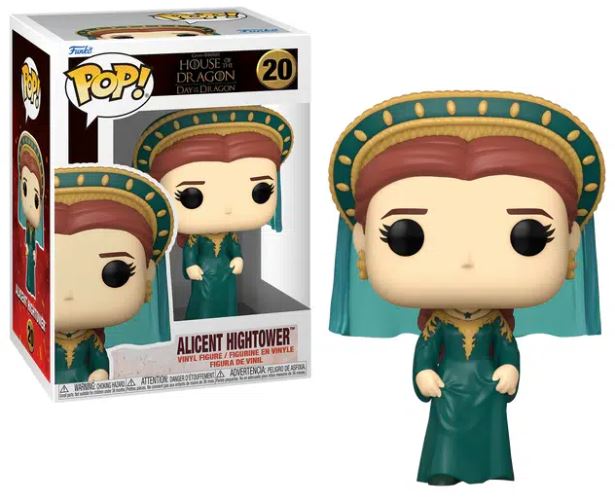 FUNKO POP! GAME OF THRONES HOUSE OF THE DRAGON: DAY OF THE DRAGON - ALLICENT HIGHTOWER #20 VINYL FIG