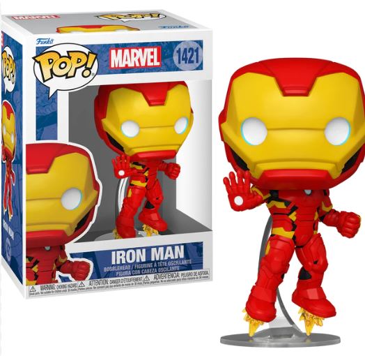 FUNKO POP! MARVEL: NEW CLASSICS - IRON MAN #1421 BOBBLE-HEAD VINYL FIGURE