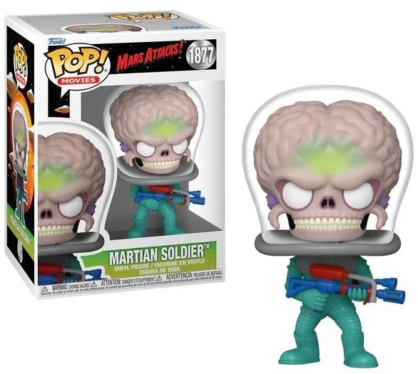 Funko Pop! Movies: Mars Attacks - Martian Soldier #1877 Vinyl Figure