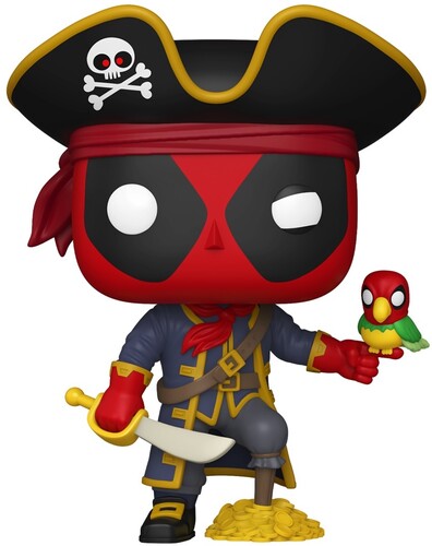 Funko Pop! Plus: Deadpool - Deadpool as Long John Silver #1493 Bobble-Head Vinyl Figure