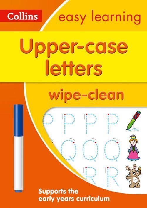 UPPER CASE LETTERS AGE 3-5 WIPE CLEAN ACTIVITY BOOK