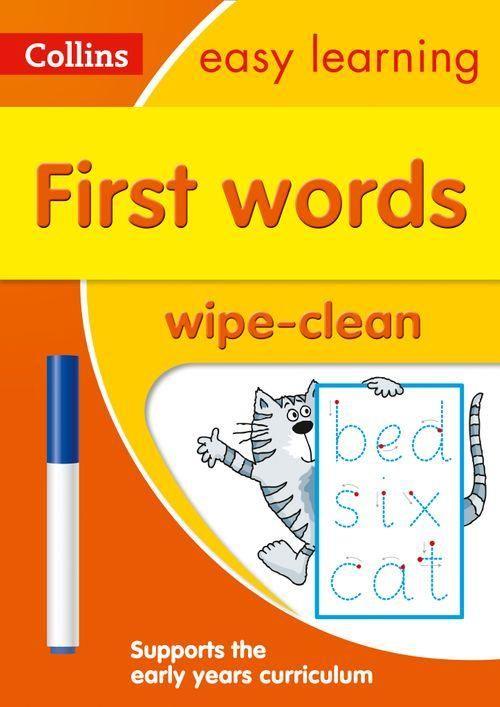 FIRST WORDS AGE 3-5 WIPE CLEAN ACTIVITY BOOK