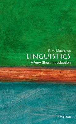 VERY SHORT INTRODUCTIONS : LINGUISTICS PB A FORMAT